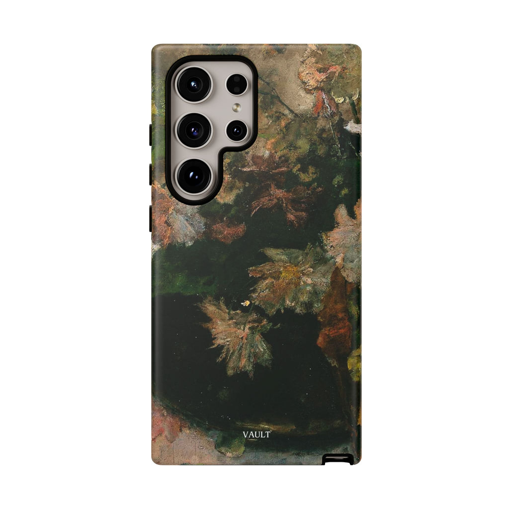 Floral Painterly Tough Phone Case — Vintage Autumn Leaves Phone Cover
