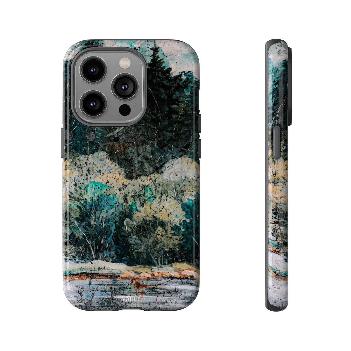 Phone Case - Moody Forest Landscape Protective Tough Case