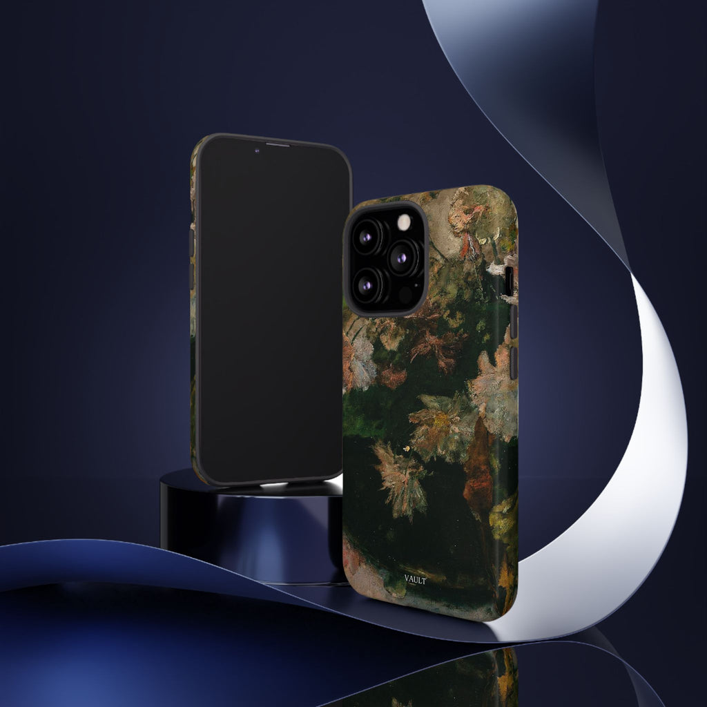 Floral Painterly Tough Phone Case — Vintage Autumn Leaves Phone Cover