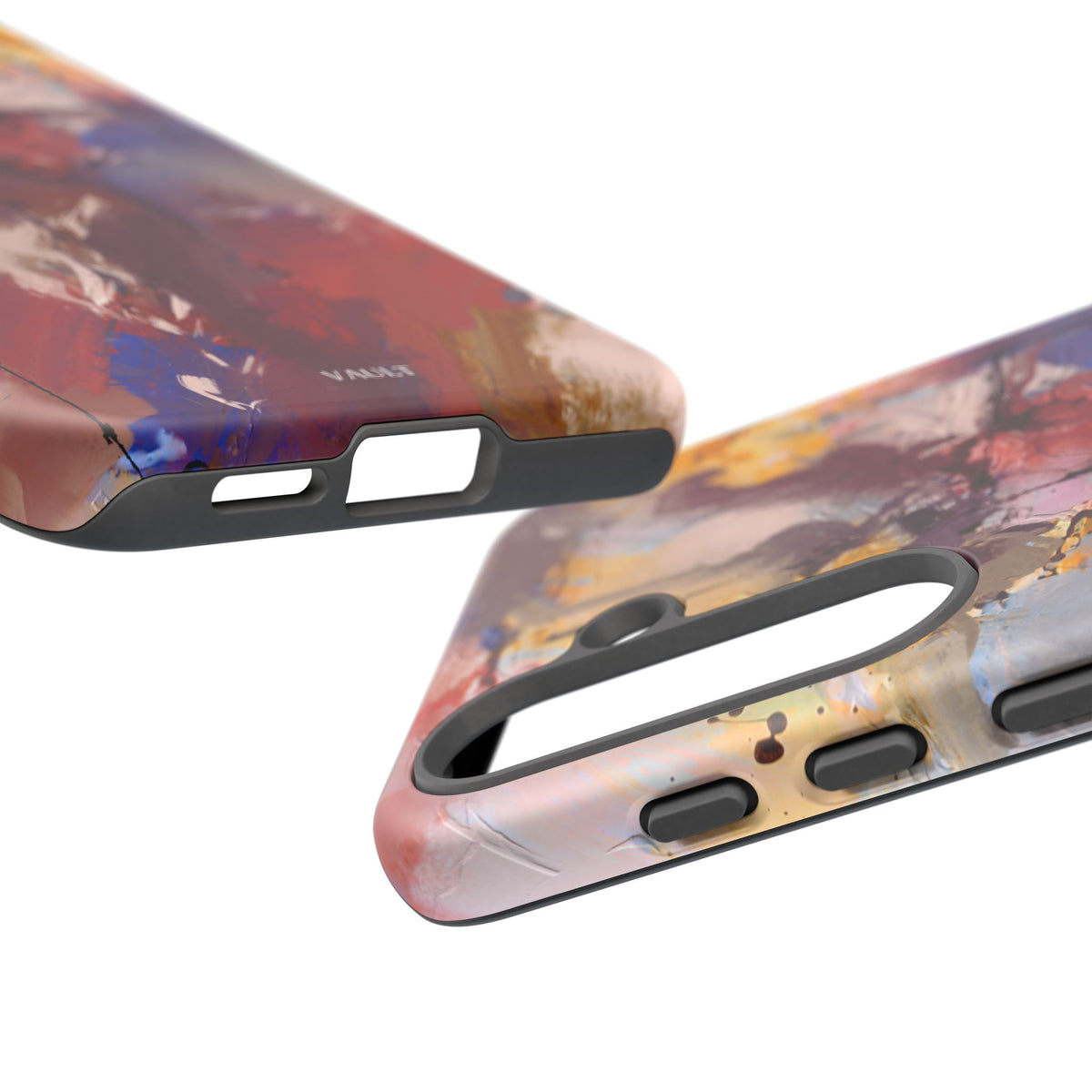Abstract Brushstroke Tough Phone Case — Colorful Protective iPhone Cover