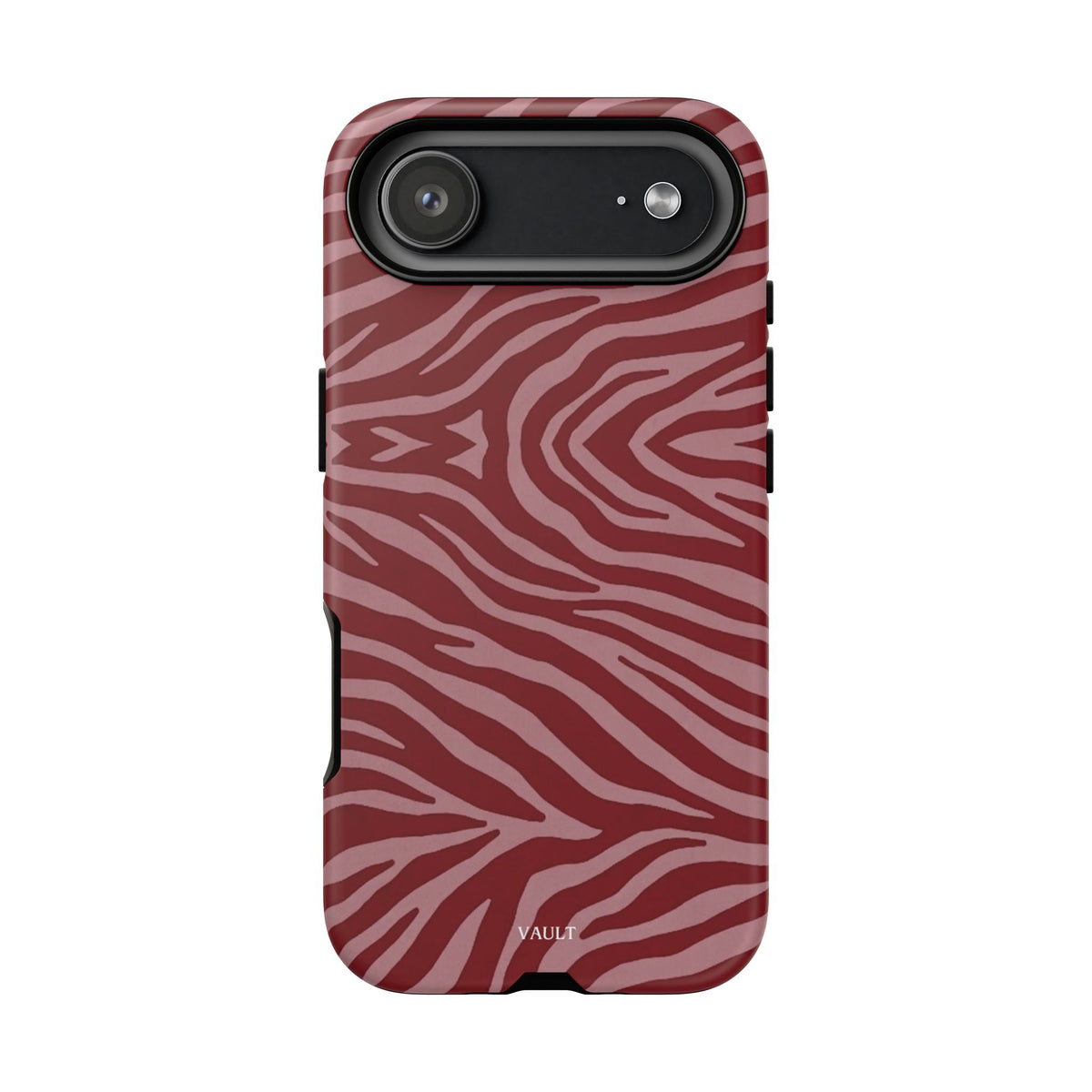 Red Zebra Print Tough Phone Case
