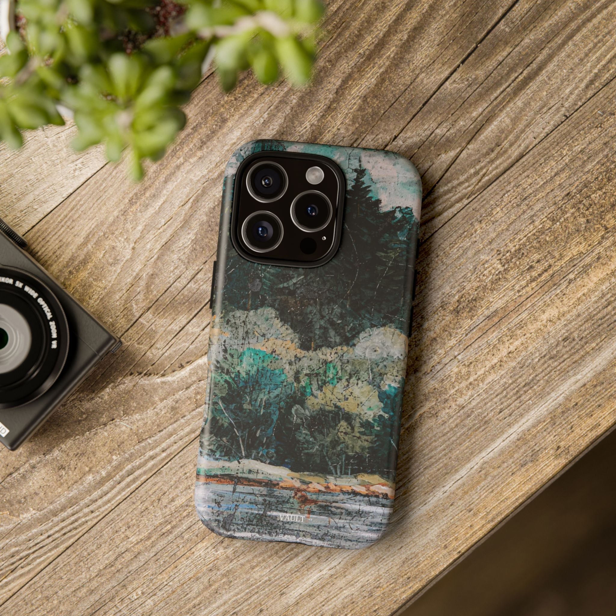 Phone Case - Moody Forest Landscape Protective Tough Case