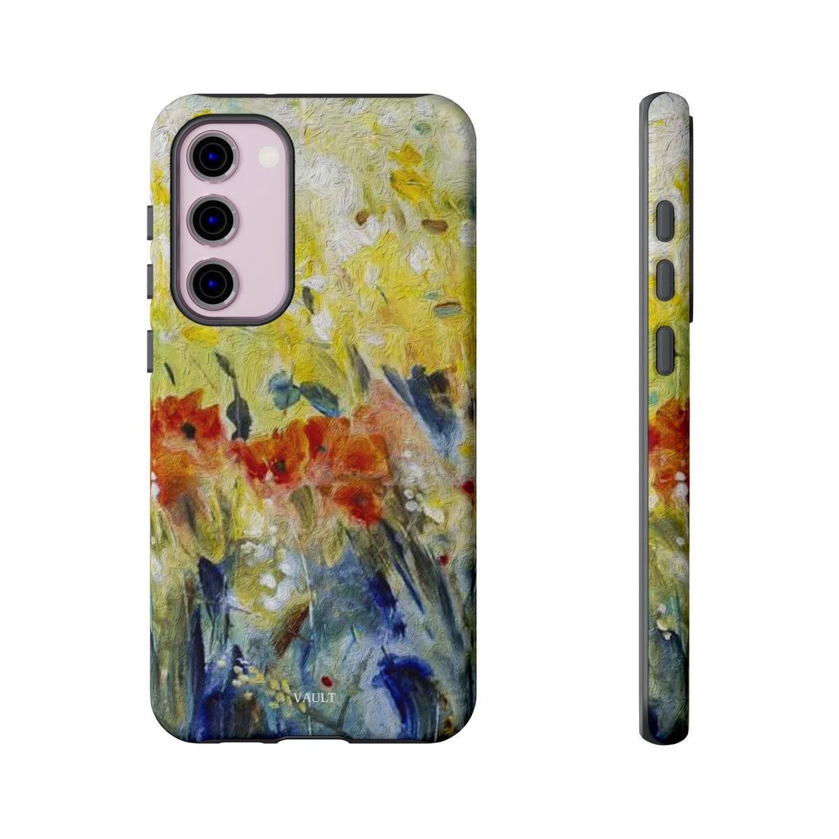Floral Watercolor Phone Case — Yellow Garden Tough Cases