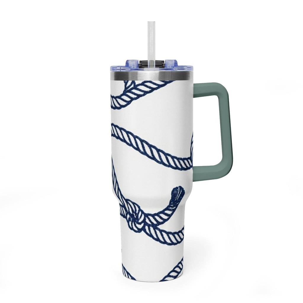 Nautical Rope 40oz Vacuum Tumbler
