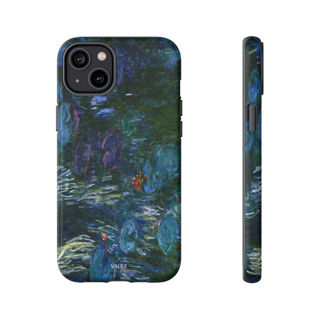 Water Lilies Tough Phone Case — Impressionist Art Protective Cover