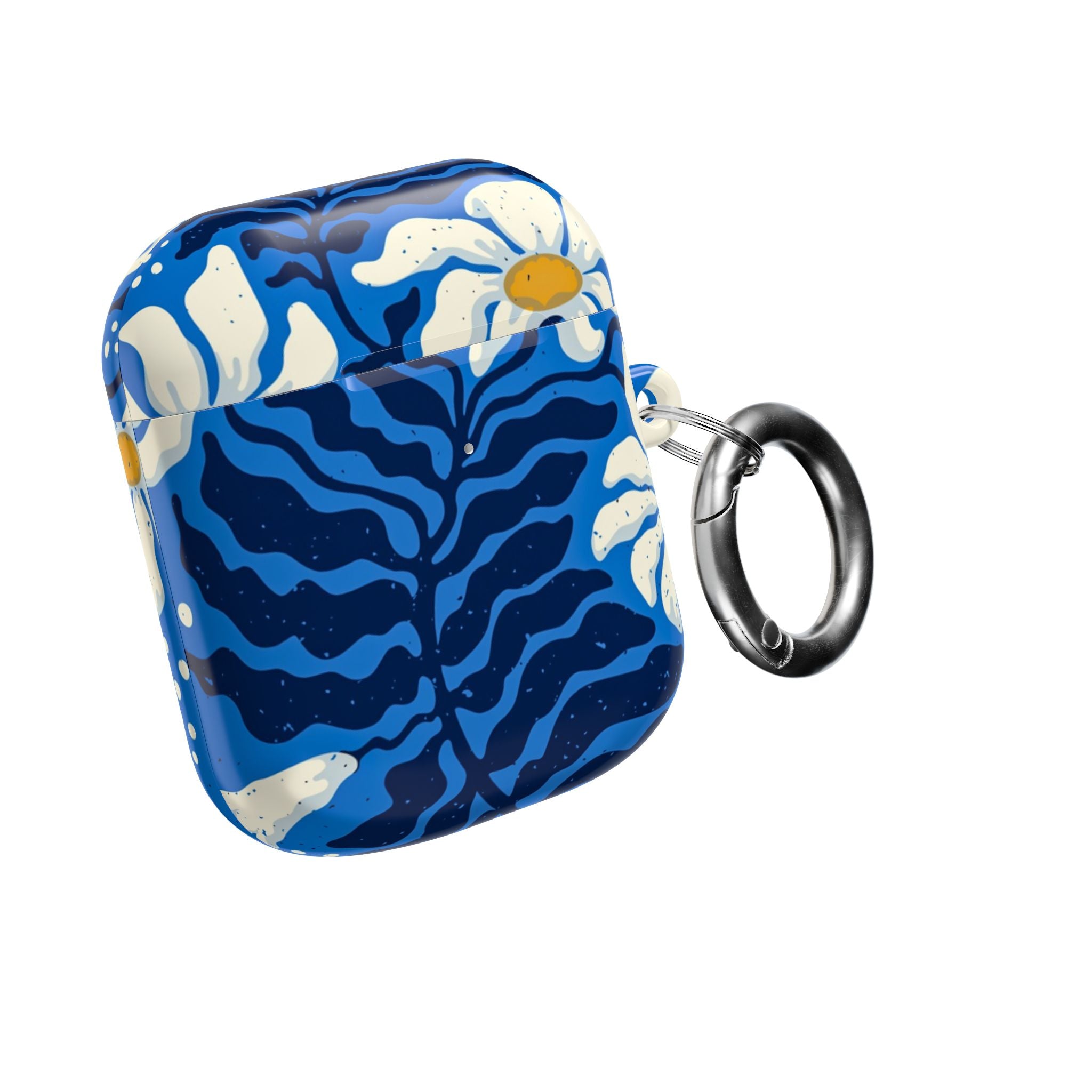 Blue Floral Daisy AirPod Case