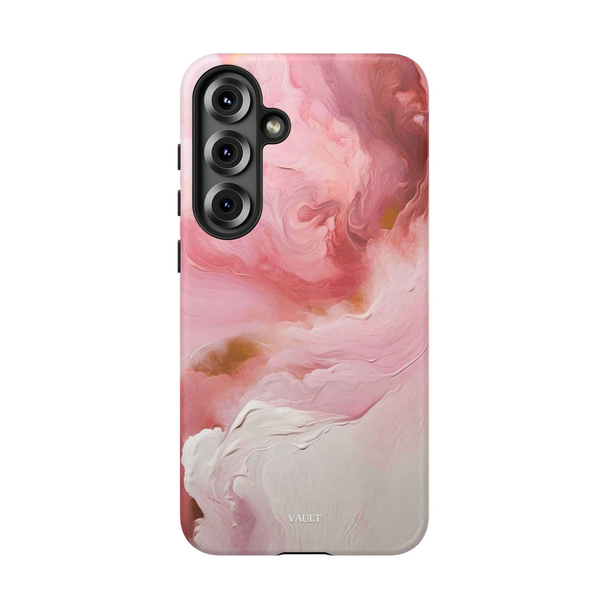 Pink Marble Tough Phone Case — Protective Artistic Phone Cover
