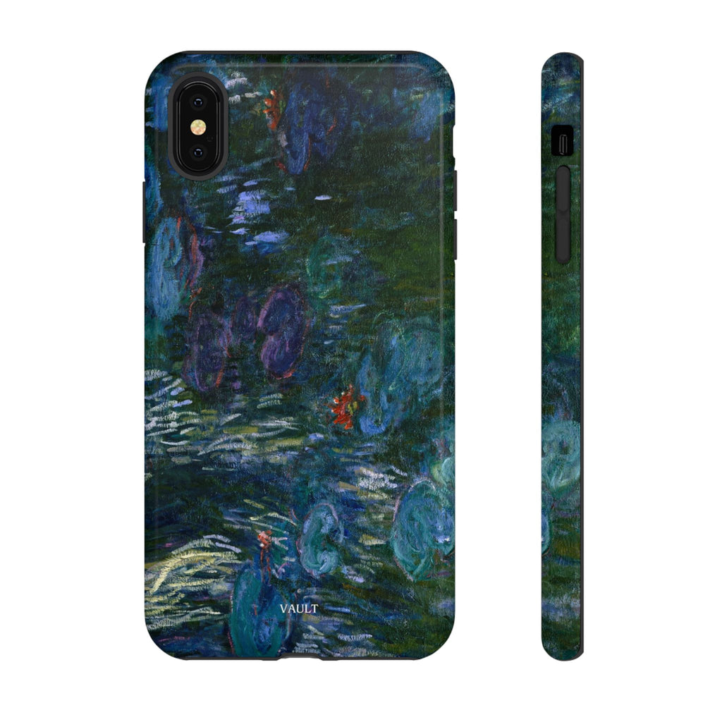 Water Lilies Tough Phone Case — Impressionist Art Protective Cover