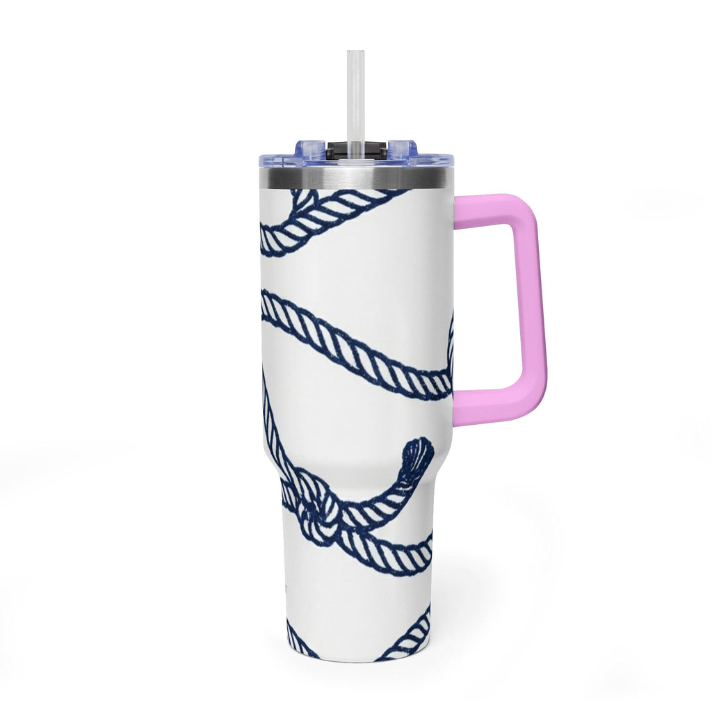 Nautical Rope 40oz Vacuum Tumbler