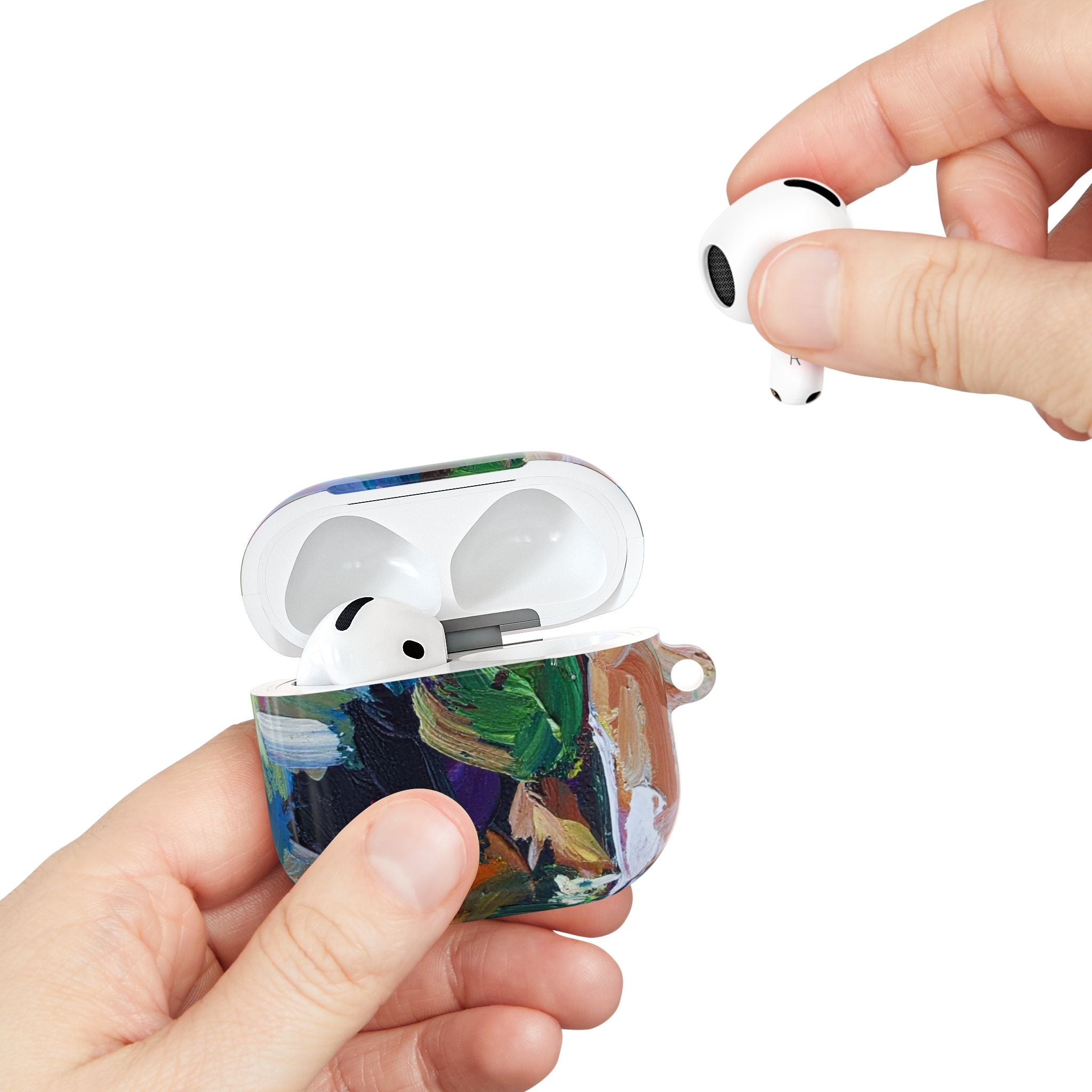 Abstract Brushstroke AirPod Cases