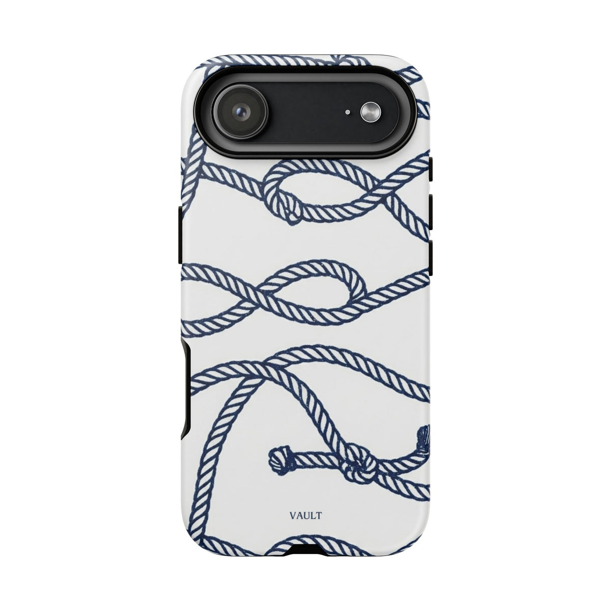 Nautical Rope Tough Case — Protective Phone Cover with Navy Knot Design