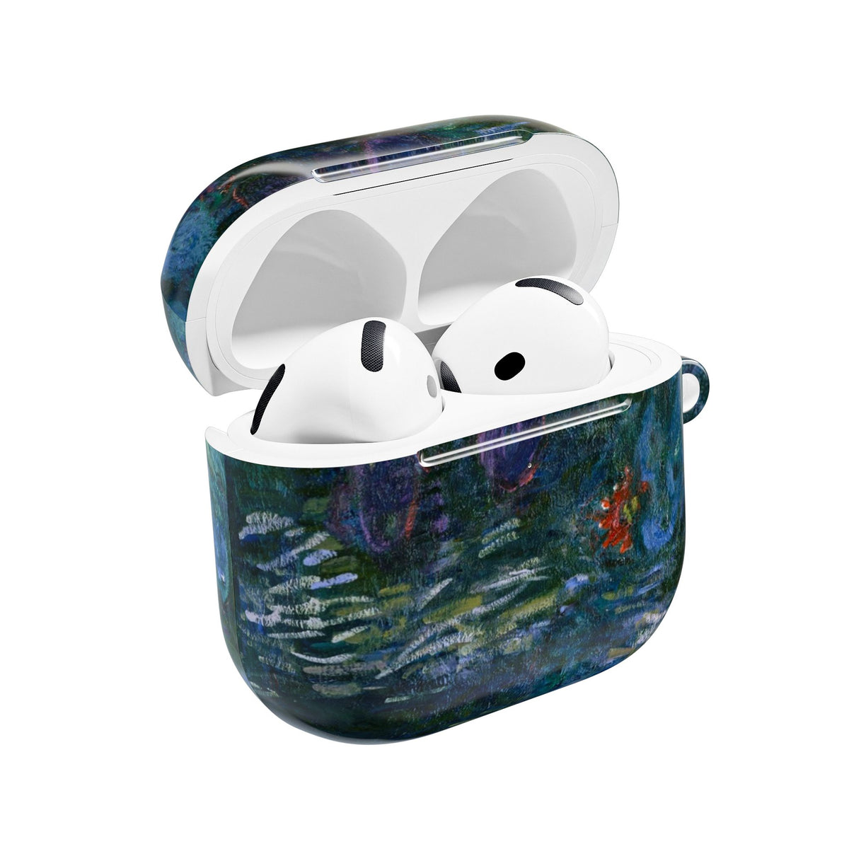 AirPods Case — Impressionist Water Lily Art Protective Cover