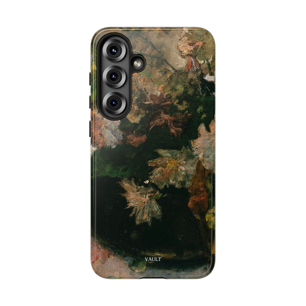 Floral Painterly Tough Phone Case — Vintage Autumn Leaves Phone Cover