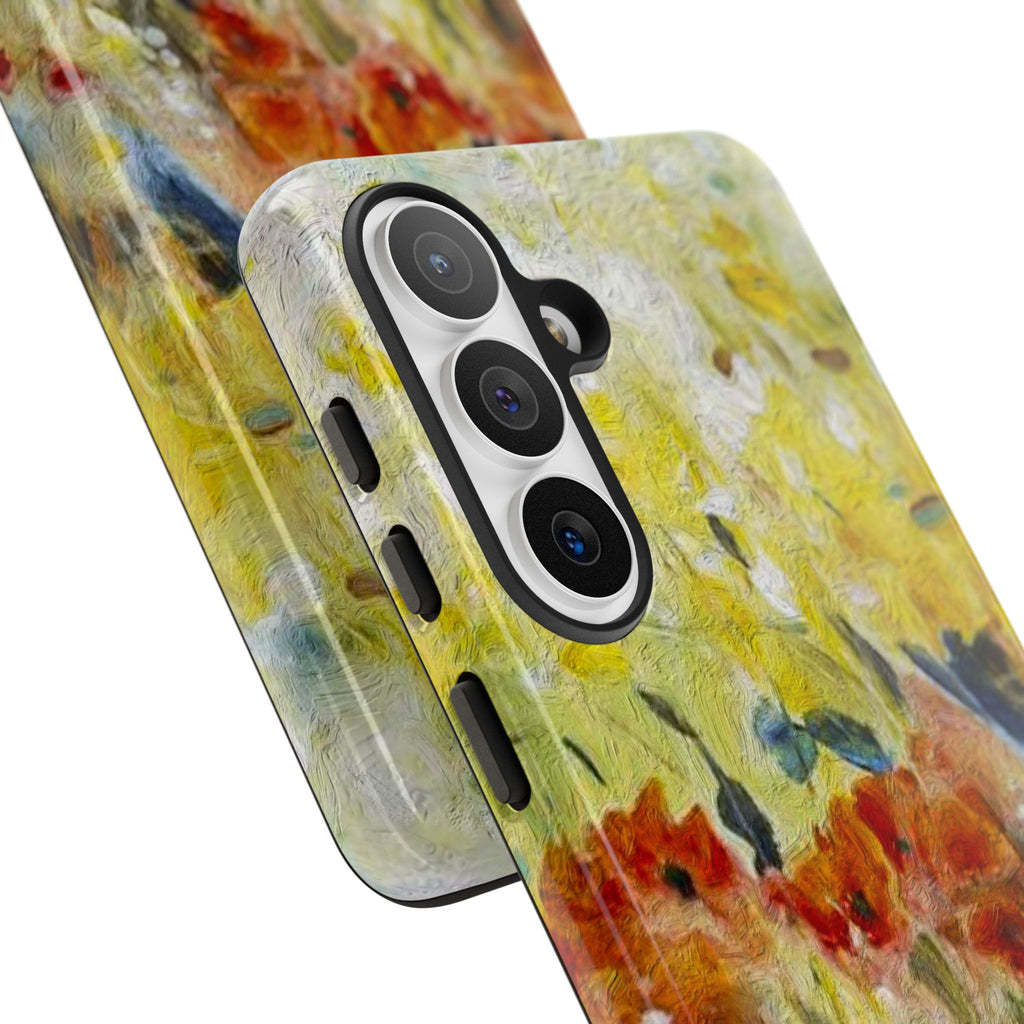 Floral Watercolor Phone Case — Yellow Garden Tough Cases