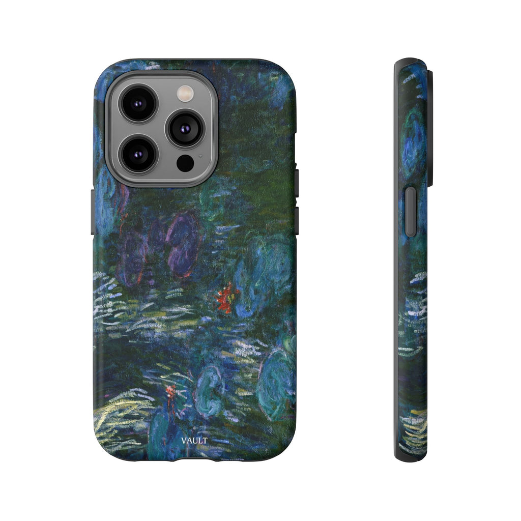Water Lilies Tough Phone Case — Impressionist Art Protective Cover