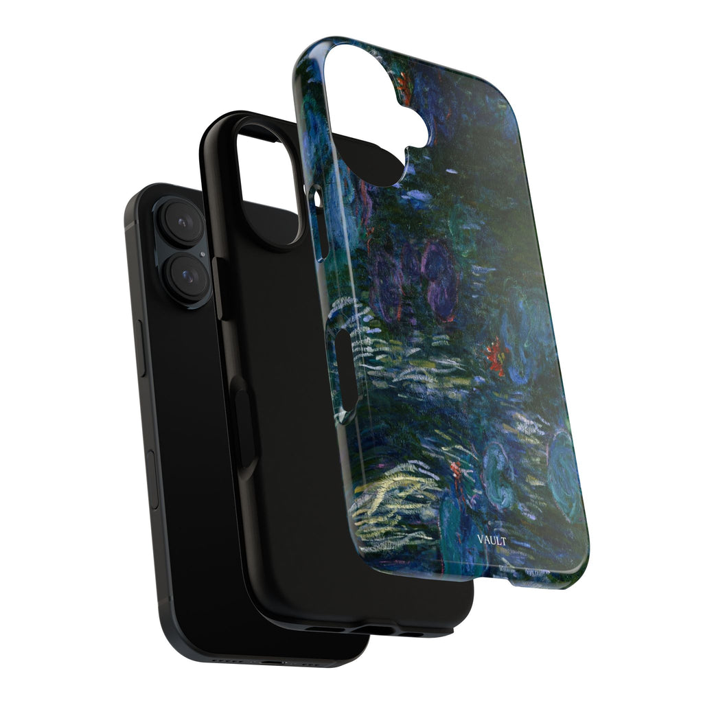 Water Lilies Tough Phone Case — Impressionist Art Protective Cover