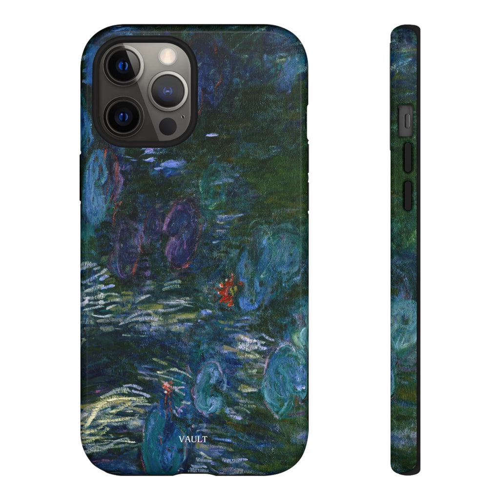 Water Lilies Tough Phone Case — Impressionist Art Protective Cover