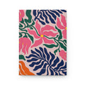 Floral Hardcover Journal — Colorful Abstract Blooms Notebook