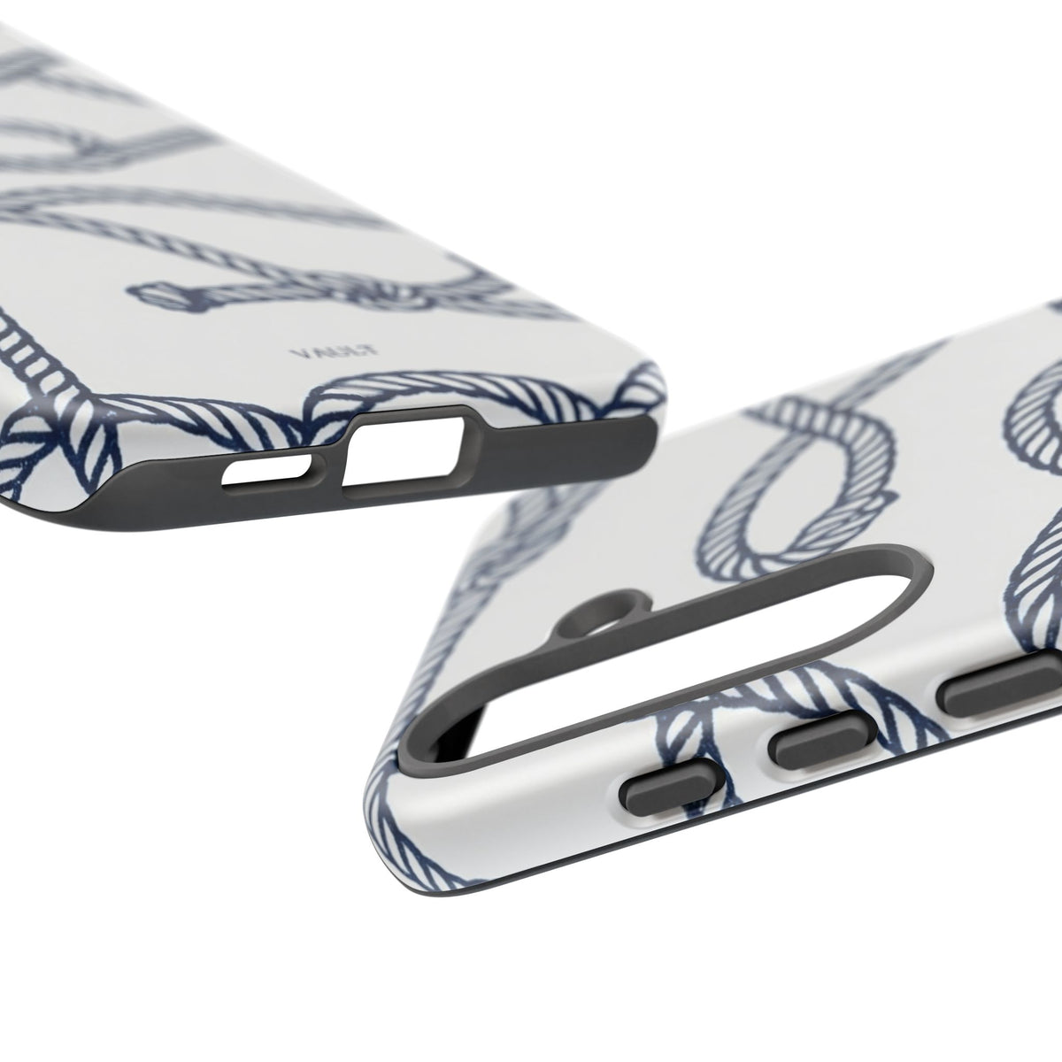Nautical Rope Tough Case — Protective Phone Cover with Navy Knot Design
