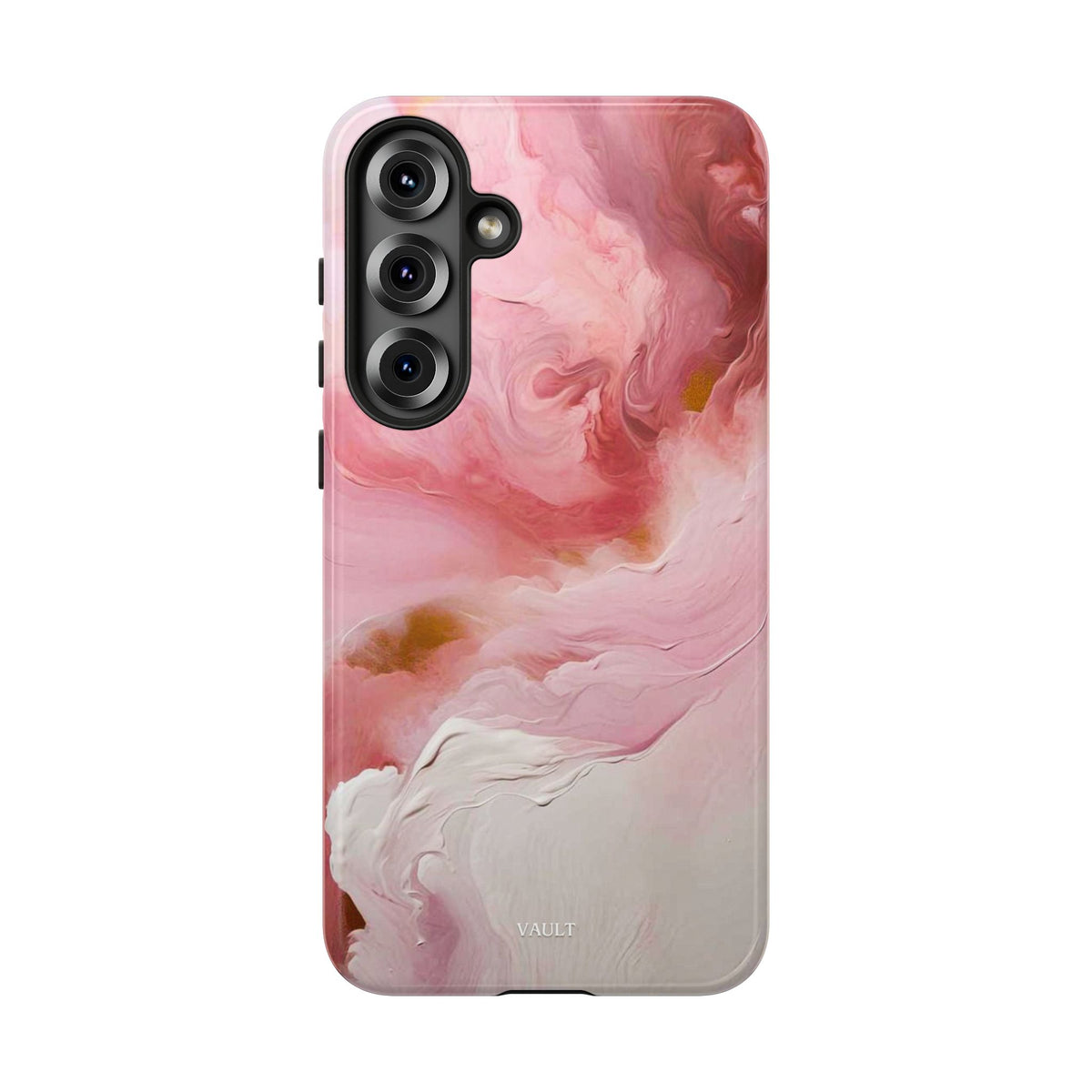 Pink Marble Tough Phone Case — Protective Artistic Phone Cover