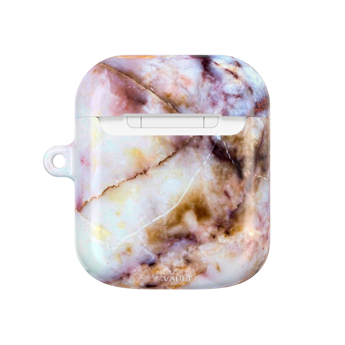 Marble Pink AirPod Case – Pink & Gold Marble Protective AirPods Cover