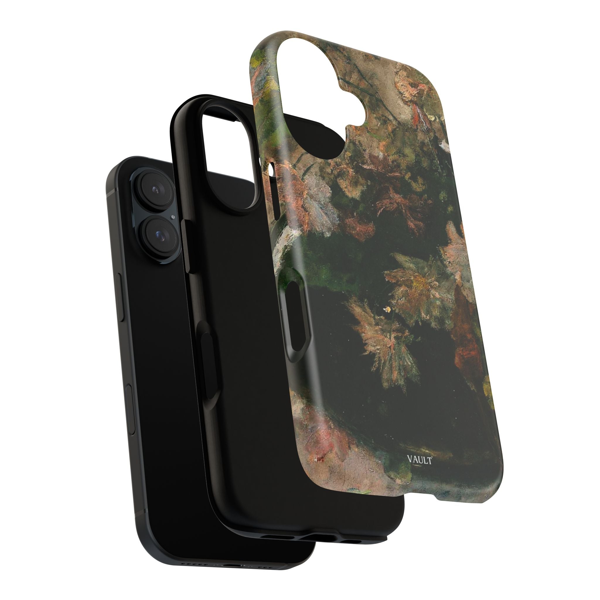 Floral Painterly Tough Phone Case — Vintage Autumn Leaves Phone Cover