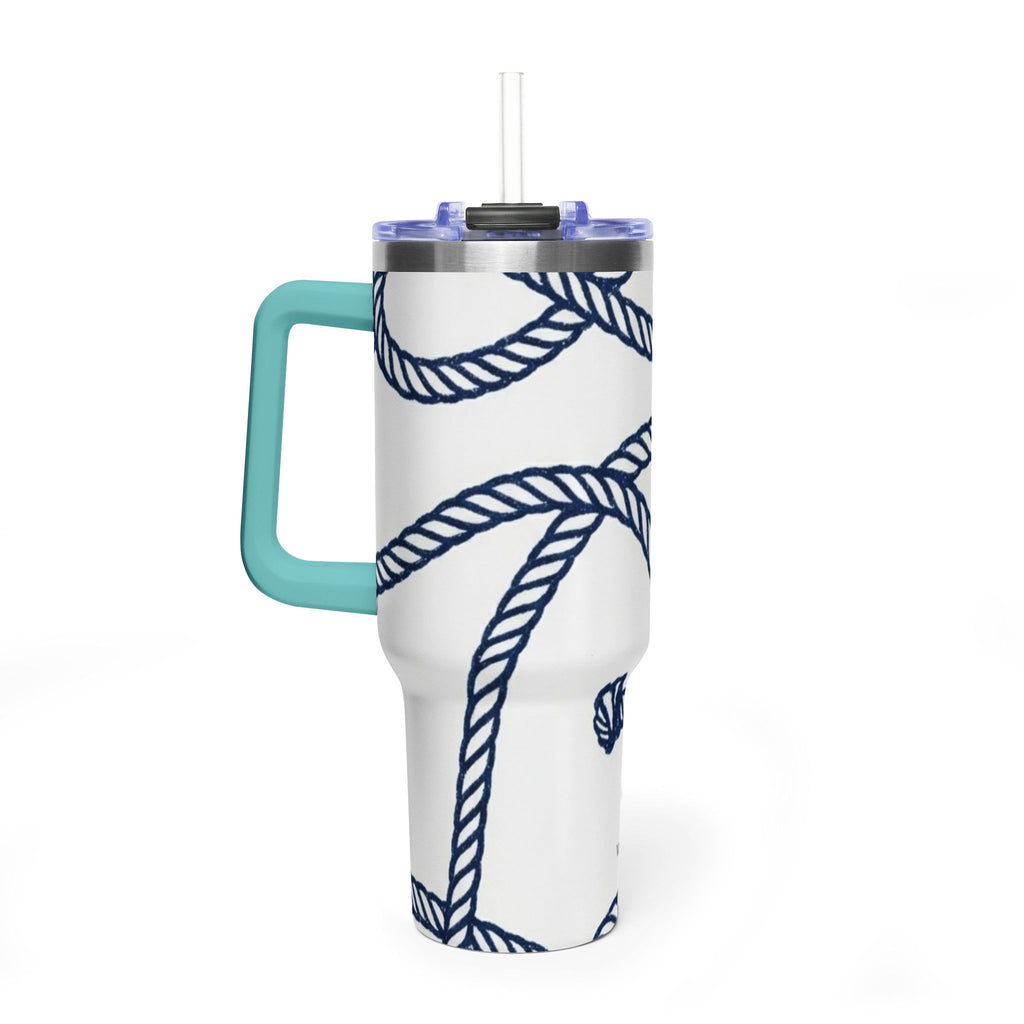 Nautical Rope 40oz Vacuum Tumbler