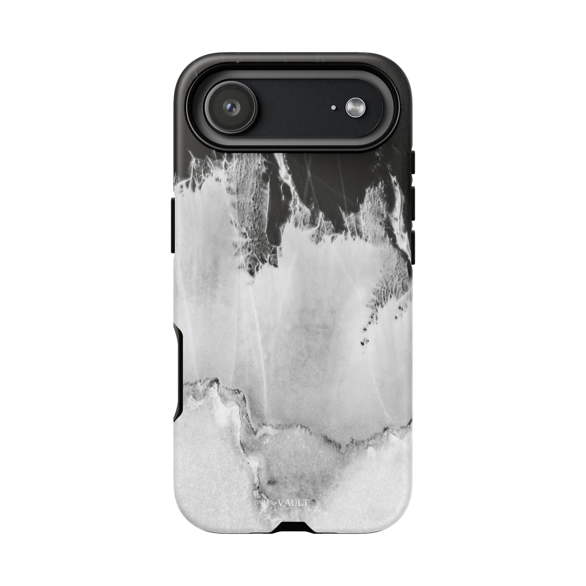 Marble Ink Tough Case — Black & White Abstract Phone Cover