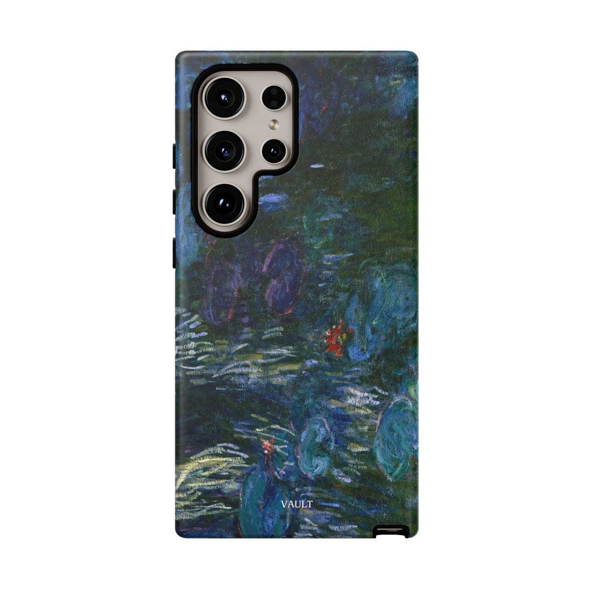 Water Lilies Tough Phone Case — Impressionist Art Protective Cover