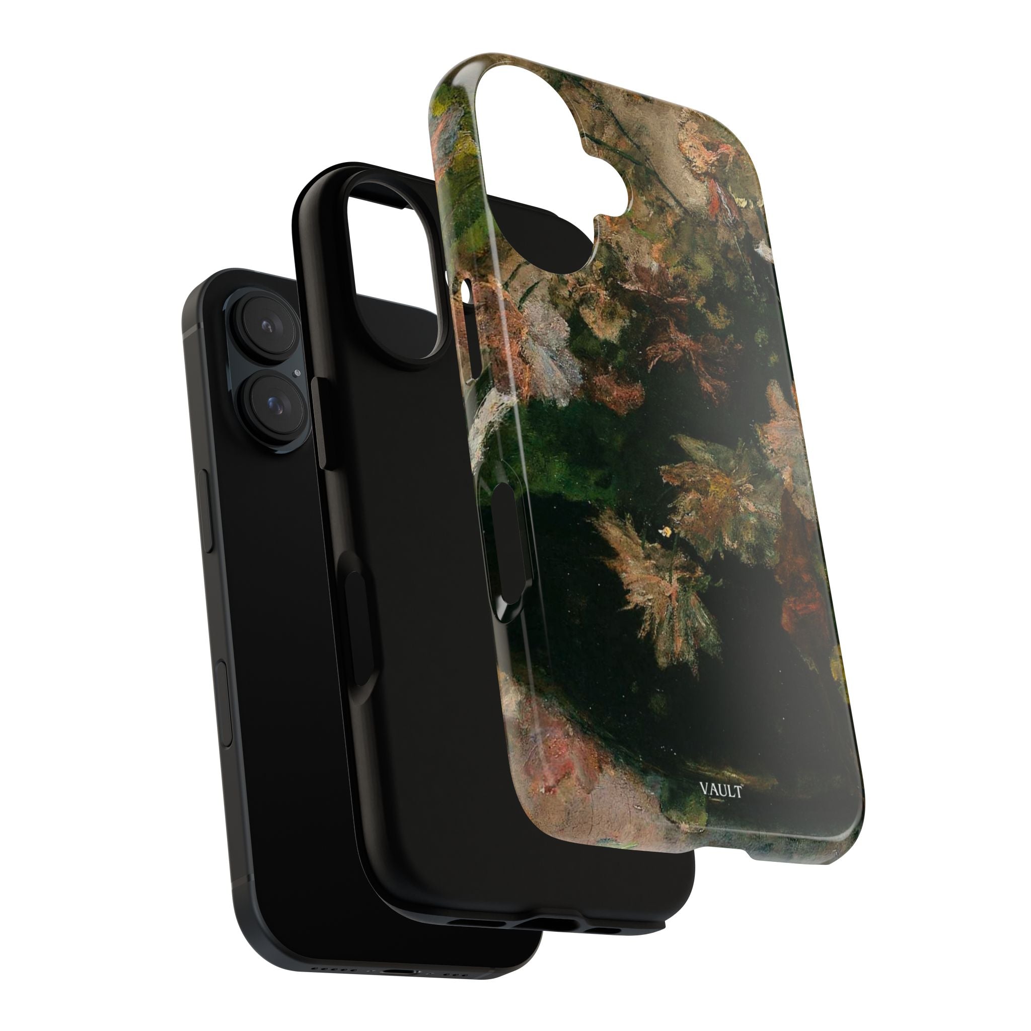 Floral Painterly Tough Phone Case — Vintage Autumn Leaves Phone Cover