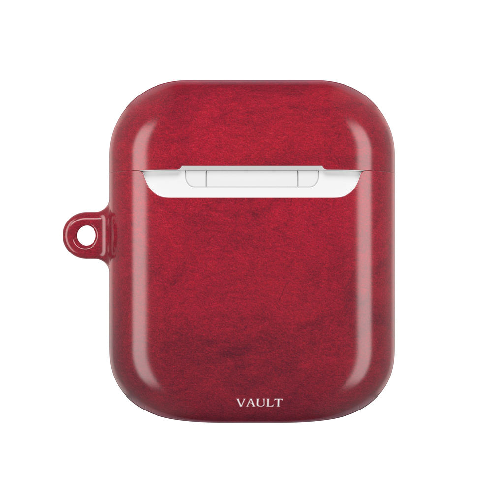 Red Marble AirPod Case – Protective Slim Charging Case Cover