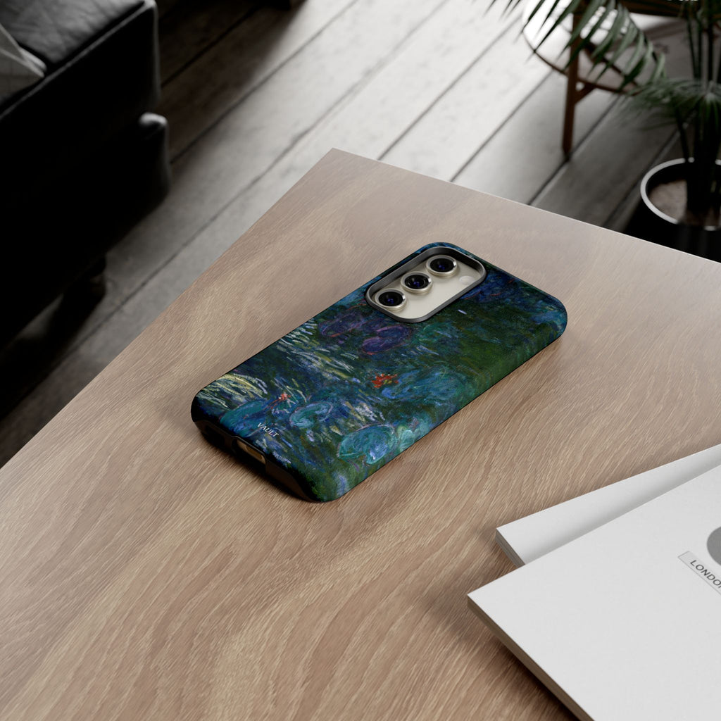 Water Lilies Tough Phone Case — Impressionist Art Protective Cover