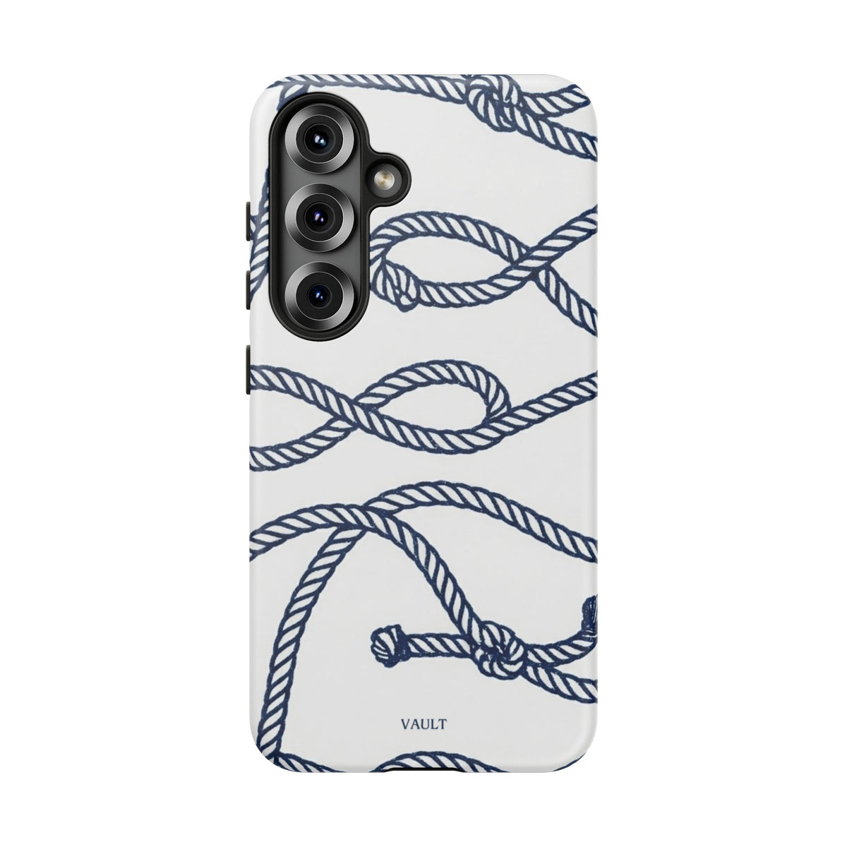 Nautical Rope Tough Case — Protective Phone Cover with Navy Knot Design