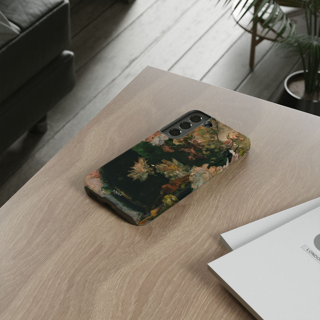 Floral Painterly Tough Phone Case — Vintage Autumn Leaves Phone Cover