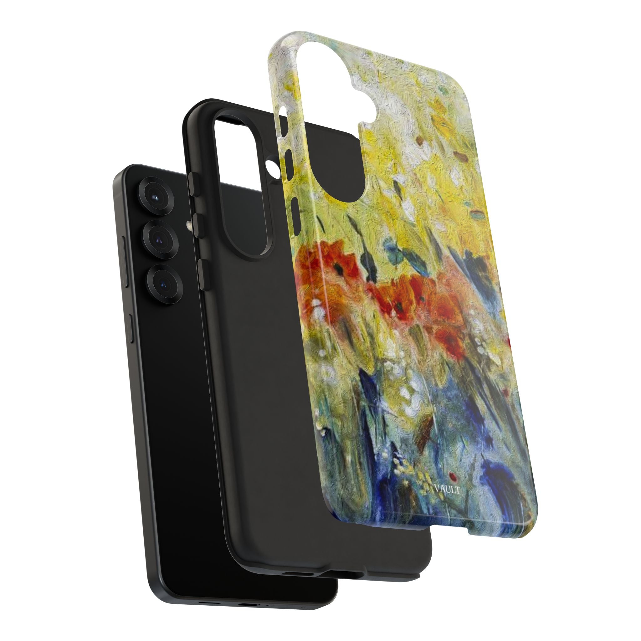Floral Watercolor Phone Case — Yellow Garden Tough Cases