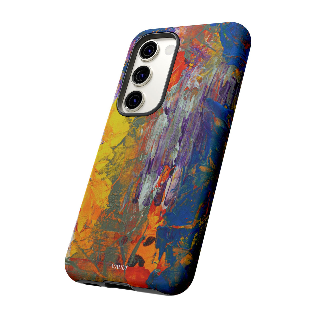 Abstract Color Splash Phone Case — Vibrant Artistic Protective Cover