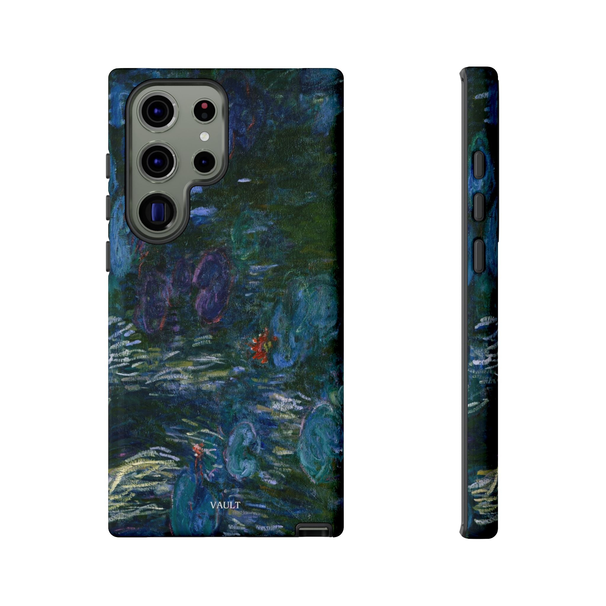 Water Lilies Tough Phone Case — Impressionist Art Protective Cover