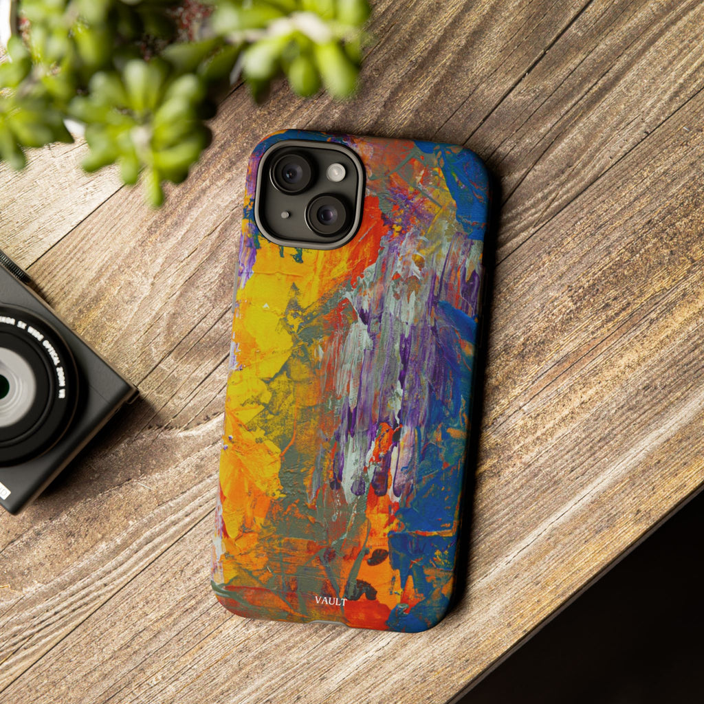 Abstract Color Splash Phone Case — Vibrant Artistic Protective Cover
