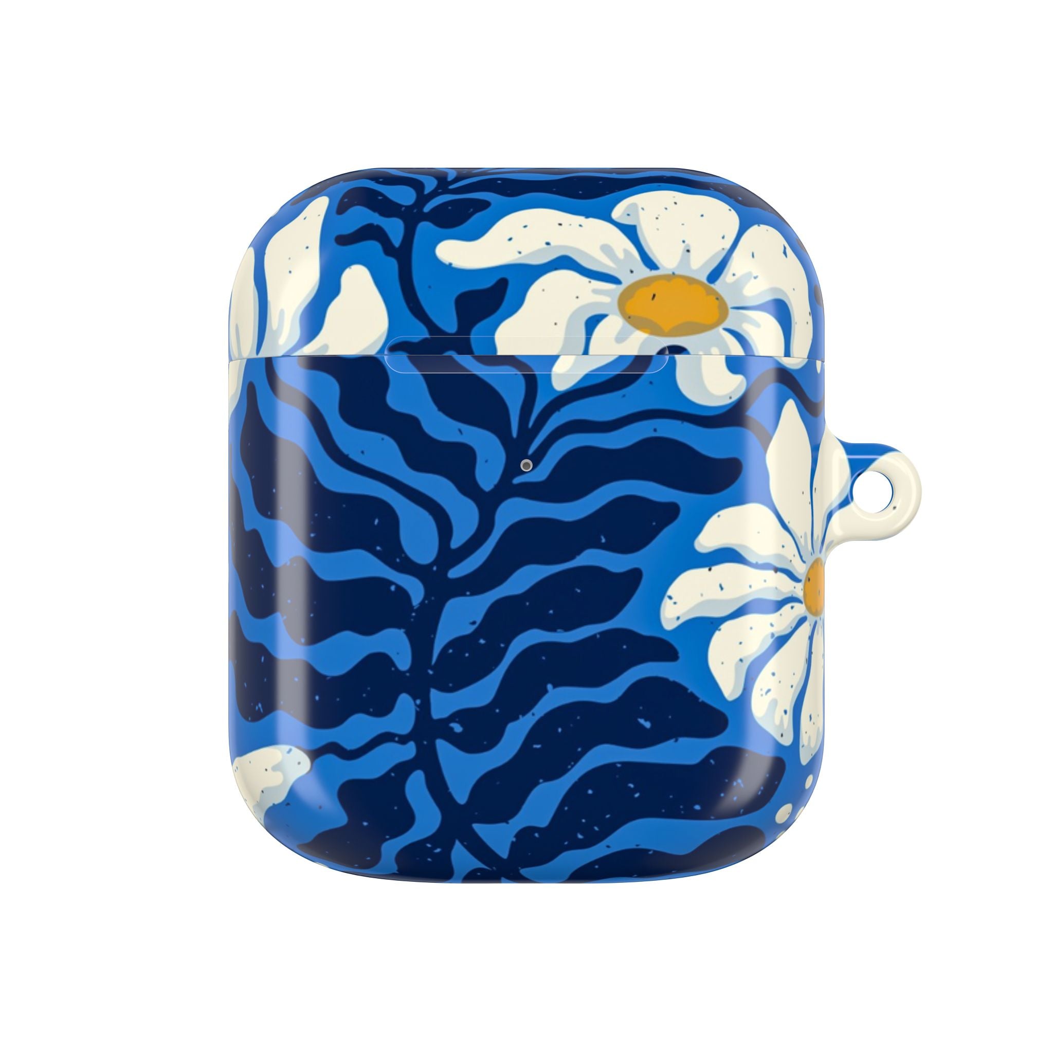 Blue Floral Daisy AirPod Case