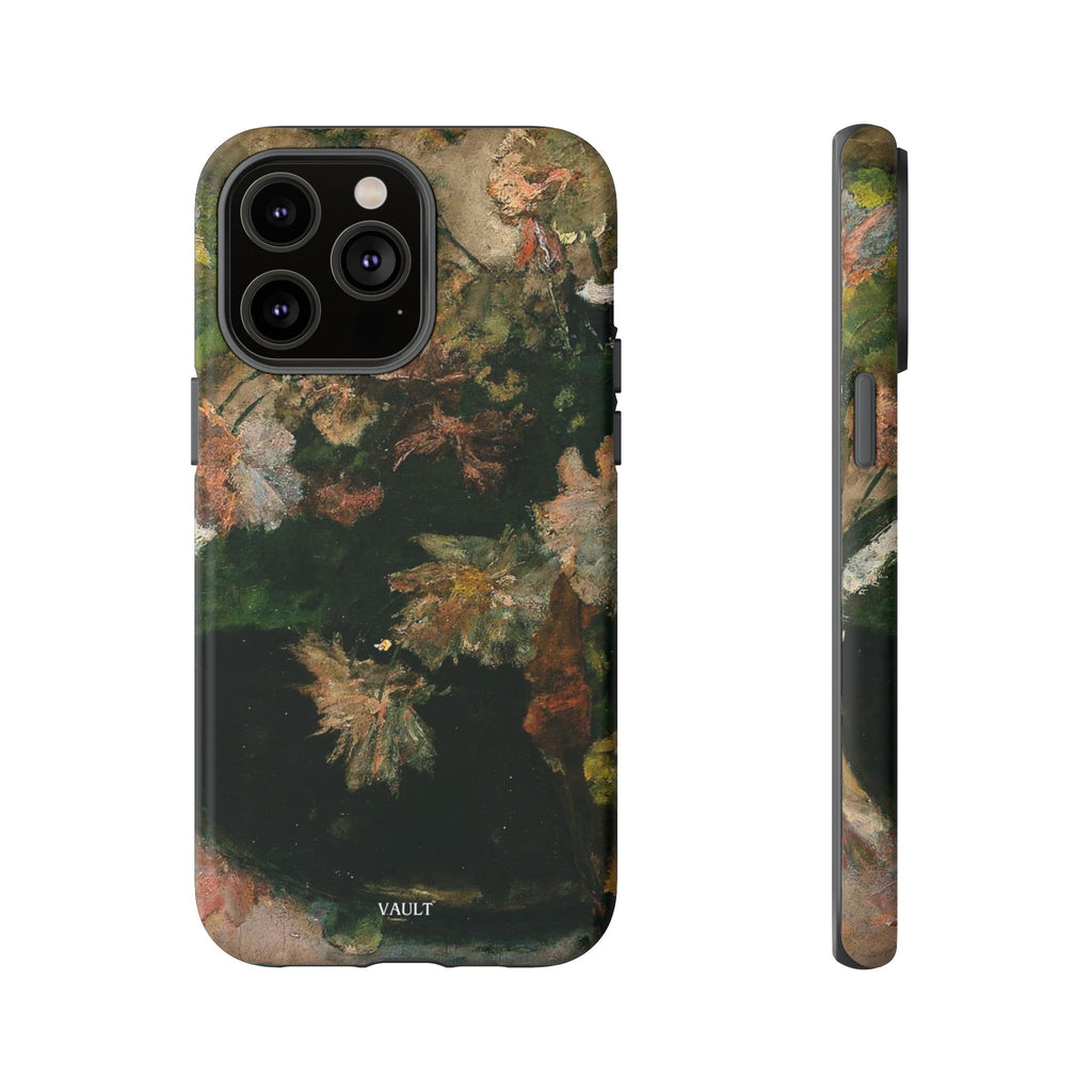 Floral Painterly Tough Phone Case — Vintage Autumn Leaves Phone Cover