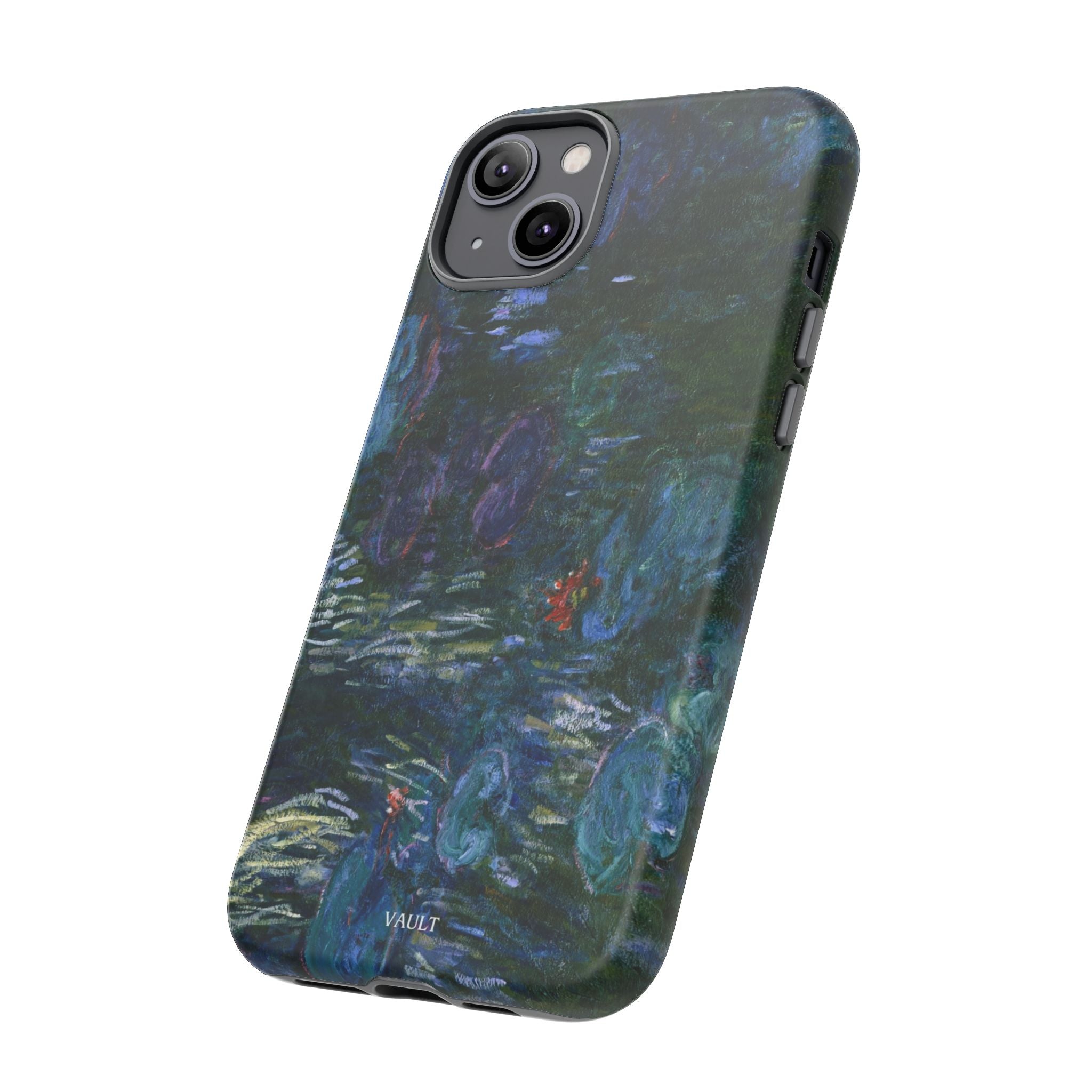 Water Lilies Tough Phone Case — Impressionist Art Protective Cover