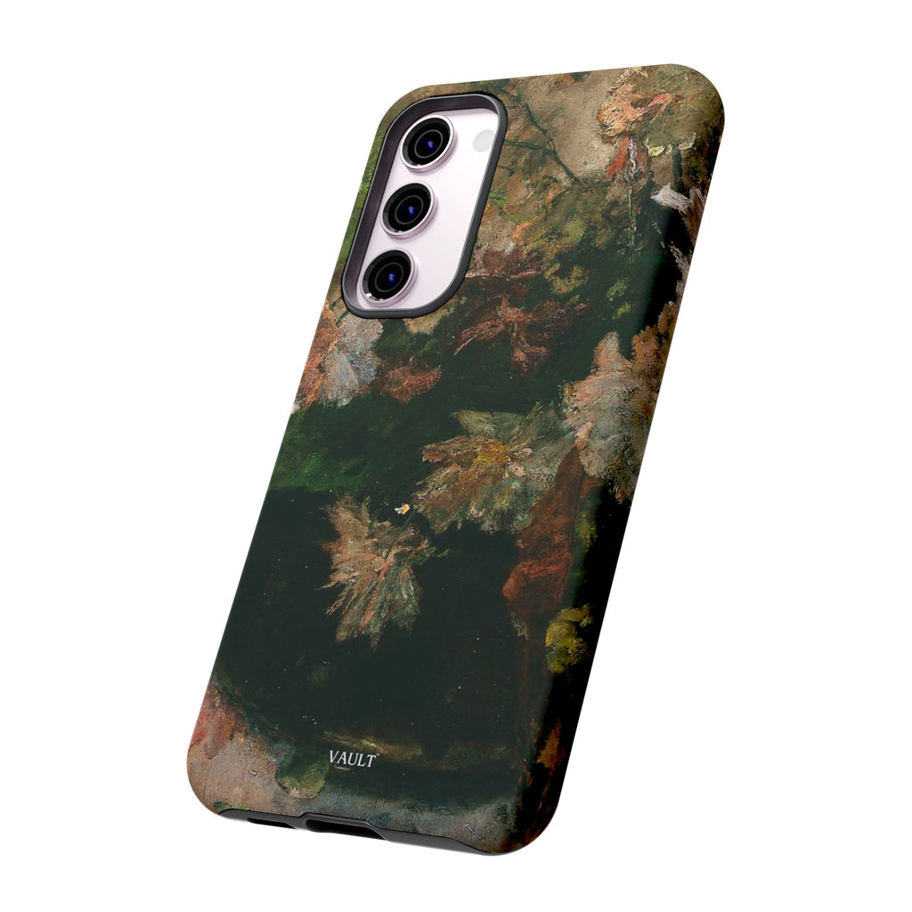 Floral Painterly Tough Phone Case — Vintage Autumn Leaves Phone Cover