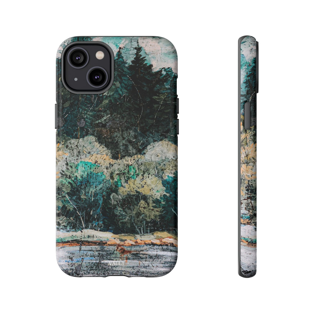 Phone Case - Moody Forest Landscape Protective Tough Case