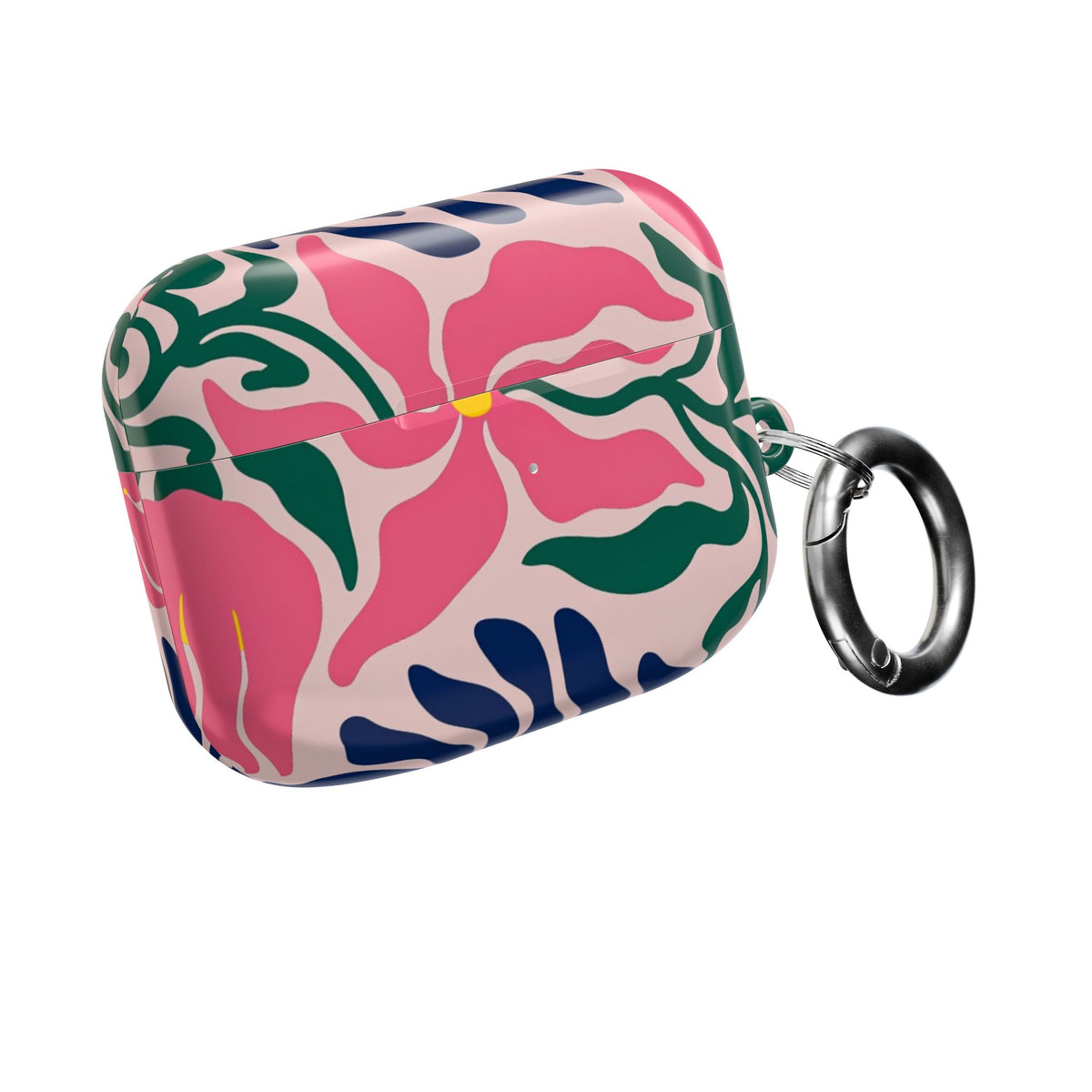 AirPod Case — Pink Floral Swirl Protective Cover