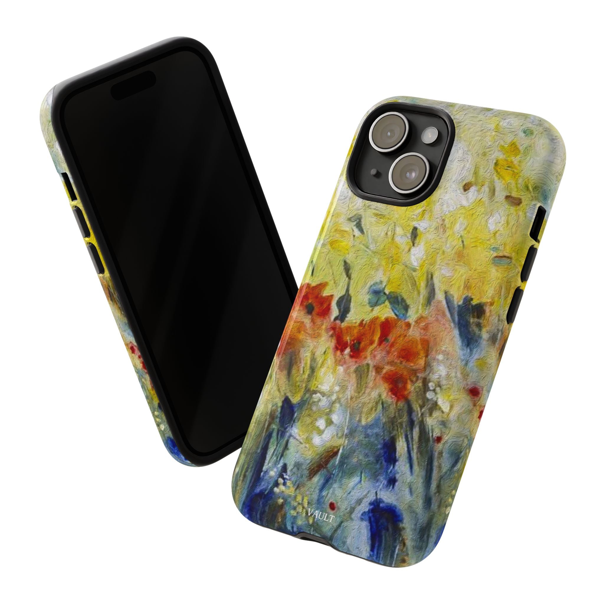 Floral Watercolor Phone Case — Yellow Garden Tough Cases