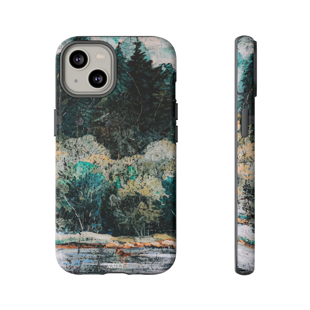 Phone Case - Moody Forest Landscape Protective Tough Case