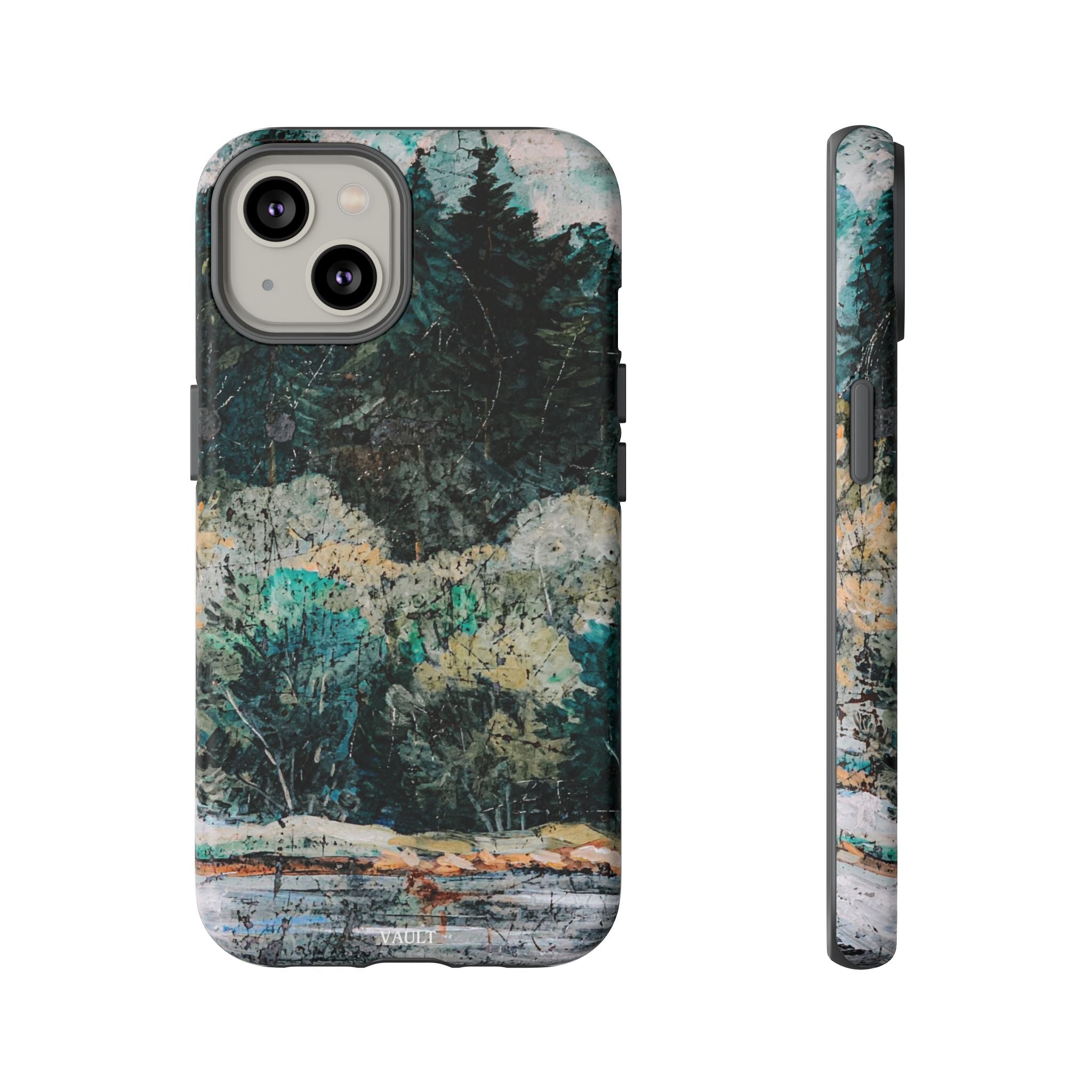 Phone Case - Moody Forest Landscape Protective Tough Case