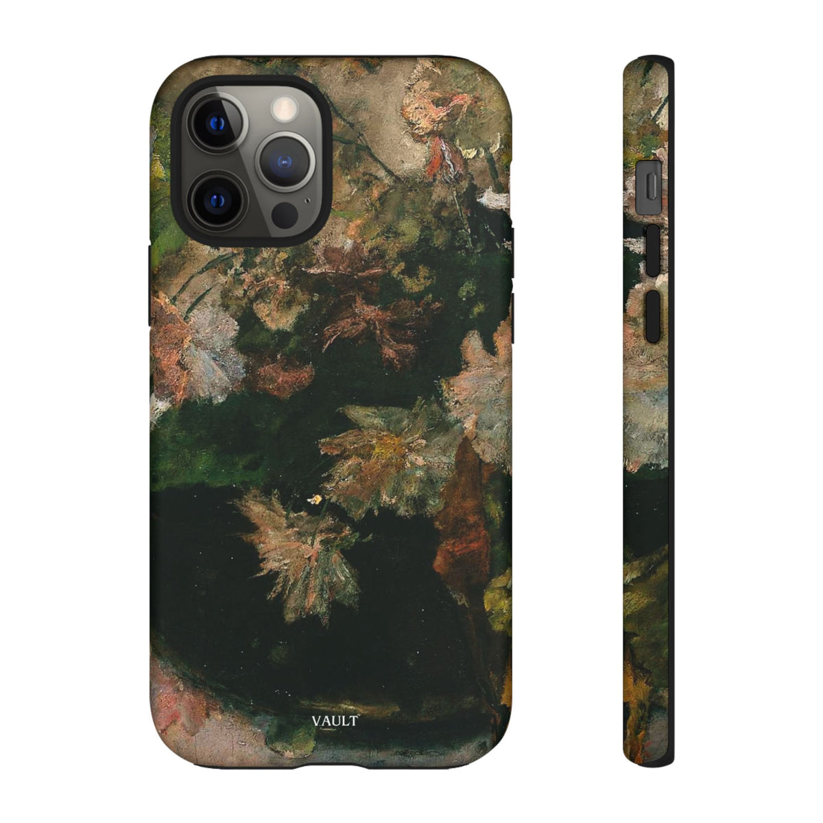 Floral Painterly Tough Phone Case — Vintage Autumn Leaves Phone Cover