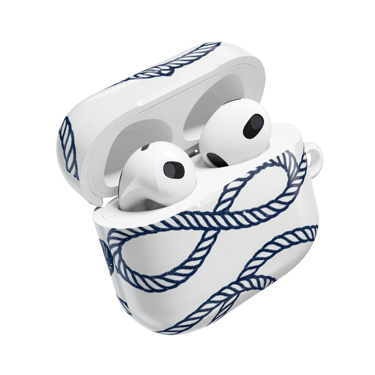 Nautical Rope AirPod Case – Blue Sailor Knot Protective Cover