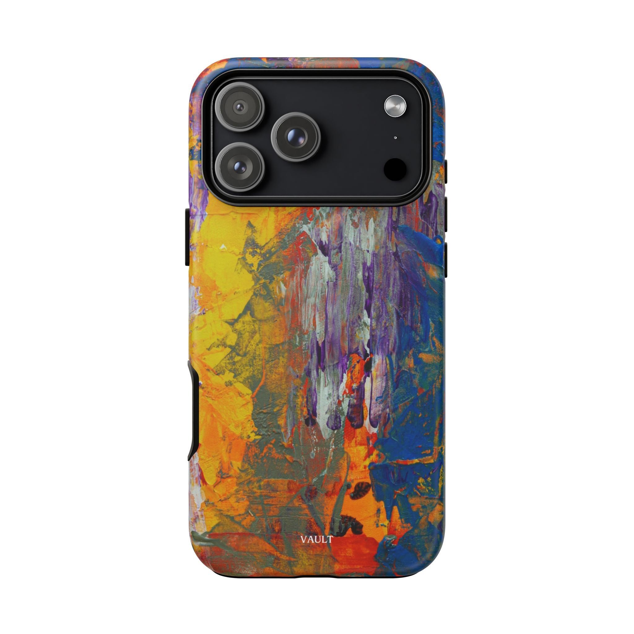 Abstract Color Splash Phone Case — Vibrant Artistic Protective Cover